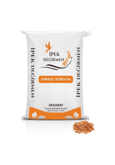 İpek Değirmen Kırmızı Sorgum Süpürge Darı Güvercin Kuş Yemi 1 Kg