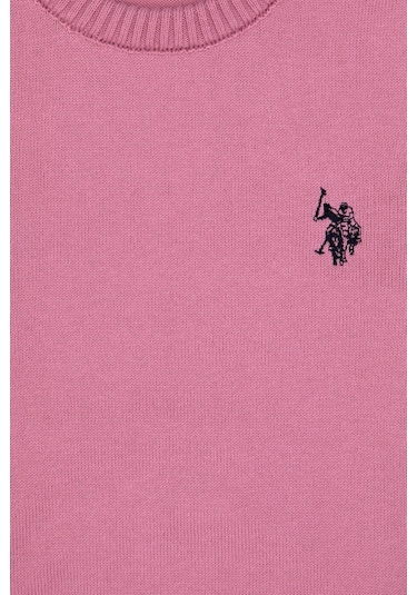 U.s. Polo Assn. Kız Çocuk Koyu Pembe Kazak /triko 50316808-vr167 Koyu Pembe