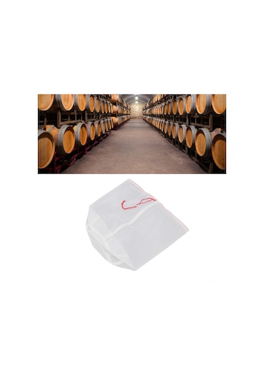 Dofolink Gıda Alkollü Ürünler İçin 5 Galonluk Filtre Çantası - Kırmızı, 160 Mikron, Yüksek Verimli Filtreleme, Kaynatmaya Dayanıklı, Temizliği Kolay Poliester Kırmızı 160mikro