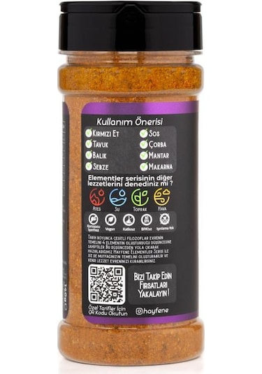 Hayfene 5. Element Baharatı Elementler 140 G