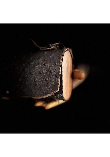 Hakiki Deri, El Yapımı Bayan Çanta, Bayan Cüzdan Larissa V37 Acı Kahverengi