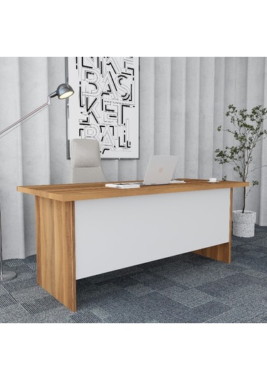 Oliver 5'li Ofis Takımı  Model 4 Çam Beyaz