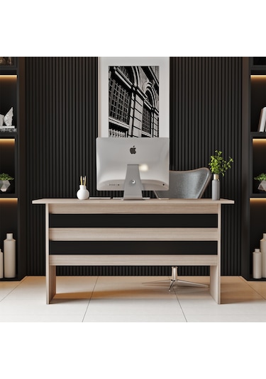 Robinhome Robin Home Verona A Ofis Büro Çalışma Masası Meşe - Siyah