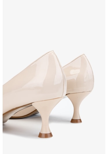 Valmenti Kadın Ekru Vegan Topuklu Ayakkabı 932 1000 Bn Ayk Sk23/24 Ekru