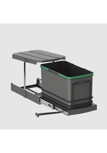 Starax 2573A Antrasit Teleskopik Raylı Plastik Gövde 16Lt