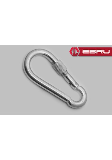 Vidalı Karabina, Kanca, Çengel 11mm - 1 Adet