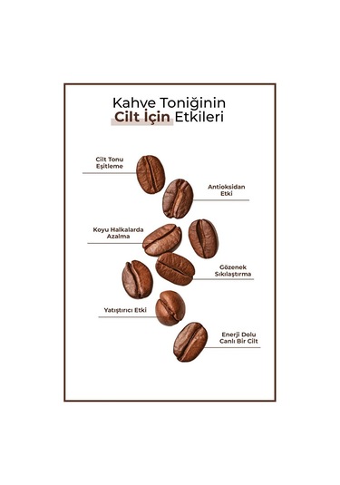 Doğal Kahve Tonik Saç Dökülme Karşıtı, Onarıcı Ve Cilt Bakımı