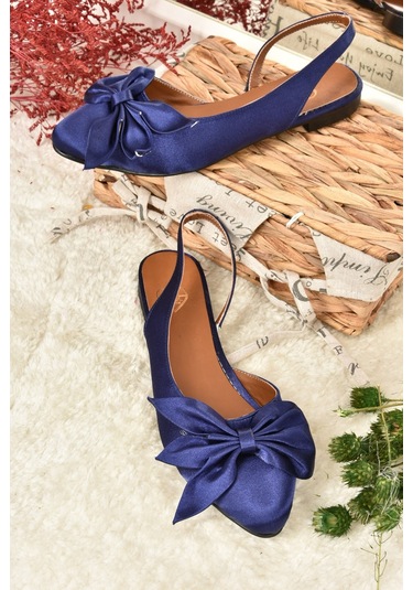 Lacivert Kumaş Kadın Babet H726809004 Lacivert