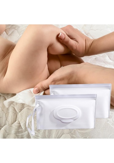 Dolıty Bebek Bezi Çantası Için 2 Parça Silme Tutucu Yeniden 0 Numara