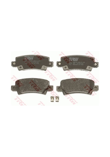 Toyota Corolla Uyumlu Arka Fren Balatası E12 Dizel D4D 2002-2007 Trw