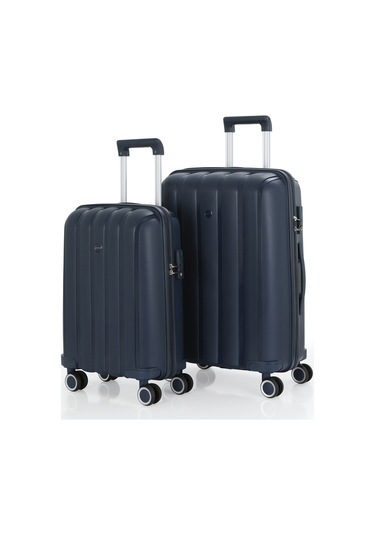 Mçs Polipropilen 2li Valiz Seti Orta & Kabin V305 S21yy1000076-set 00008 Lacivert