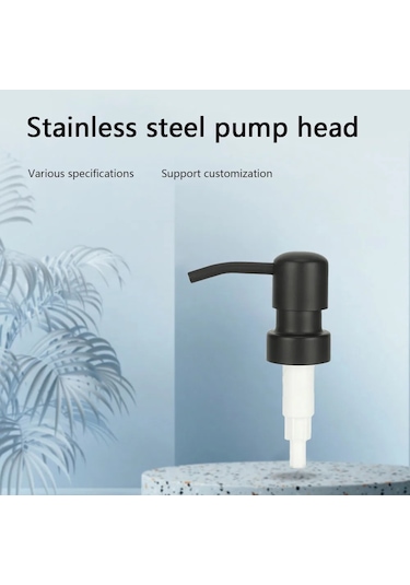 D-banyo Paslanmaz Çelik Sıvı Losyon Dispenseri Kafası Yedek Sabun Duş Jeli Pompası Kavanoz Tüp Aksesuarları Banyo Malzemeleri