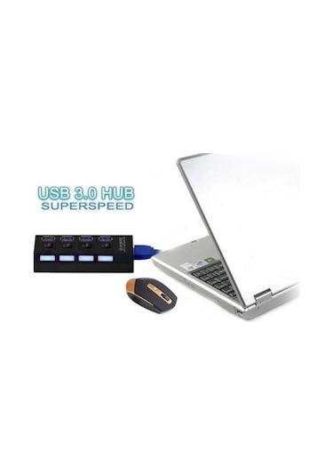 BST-2 Yüksek Hız 5 Gbps 4 Port Usb 3.0 Hub Çoklayıcı Çoğaltıcı