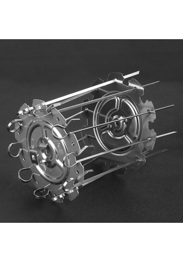 Teltree Gıda Grubu Paslanmaz Çelik 10'lu Şiş Seti - Elektrik Fırını, Mutfak, Kamp İçin Taşınabilir, Kolay Kurulum, Sıcak Dayanıklı, Temizlenmesi Kolay Bbq Aksesuarı Diğer