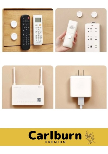 Özel Üretim Sağlam Dayanıklı Güçlü Yapışkan Mıknatıslı Çok Amaçlı Kumanda Telefon Tutucu 2 Adet