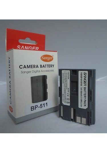 Sanger Bp511 Kamera Bataryası. Canon Bp511 Batarya