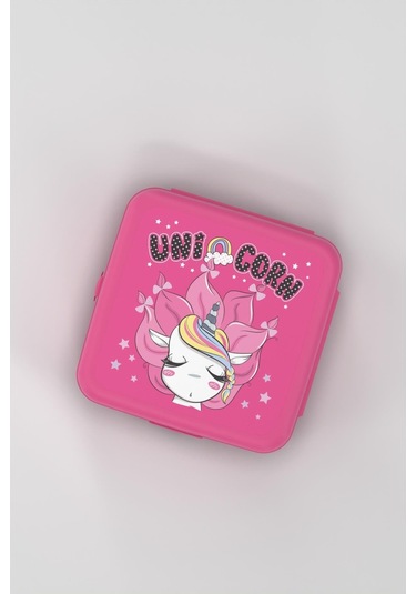 Renga Leya Unicorn Desenli Pp Çocuk Beslenme Kabı Ve Suluk Seti 192013 Pembe Pembe