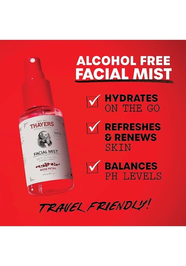 Thayers Cadı Fındığı ve Gül Yaprağı Yüz Spreyi 89 ML