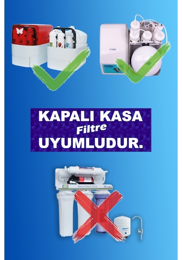 Waterdizayn Inline 5 Aşamalı Yıllık Bakım Seti Kapalı Kasa Su Arı