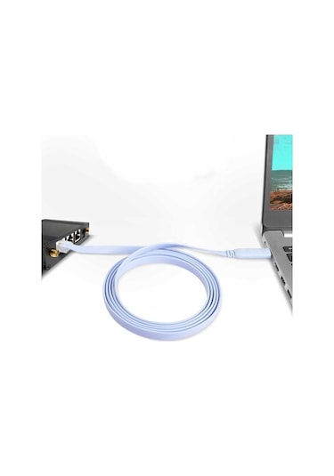 Type C To Cisco Router Rj45 Konsol Kablosu Type C To Rj45 Kablo 1.8m