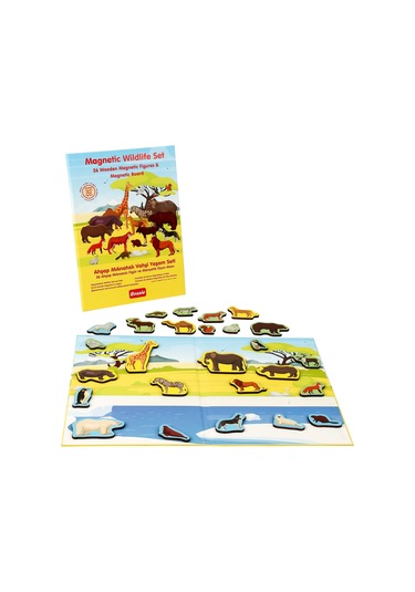 Rossie Ahşap Mıknatıslı Vahşi Yaşam Oyun Seti (Mıknatıslı Oyun Al