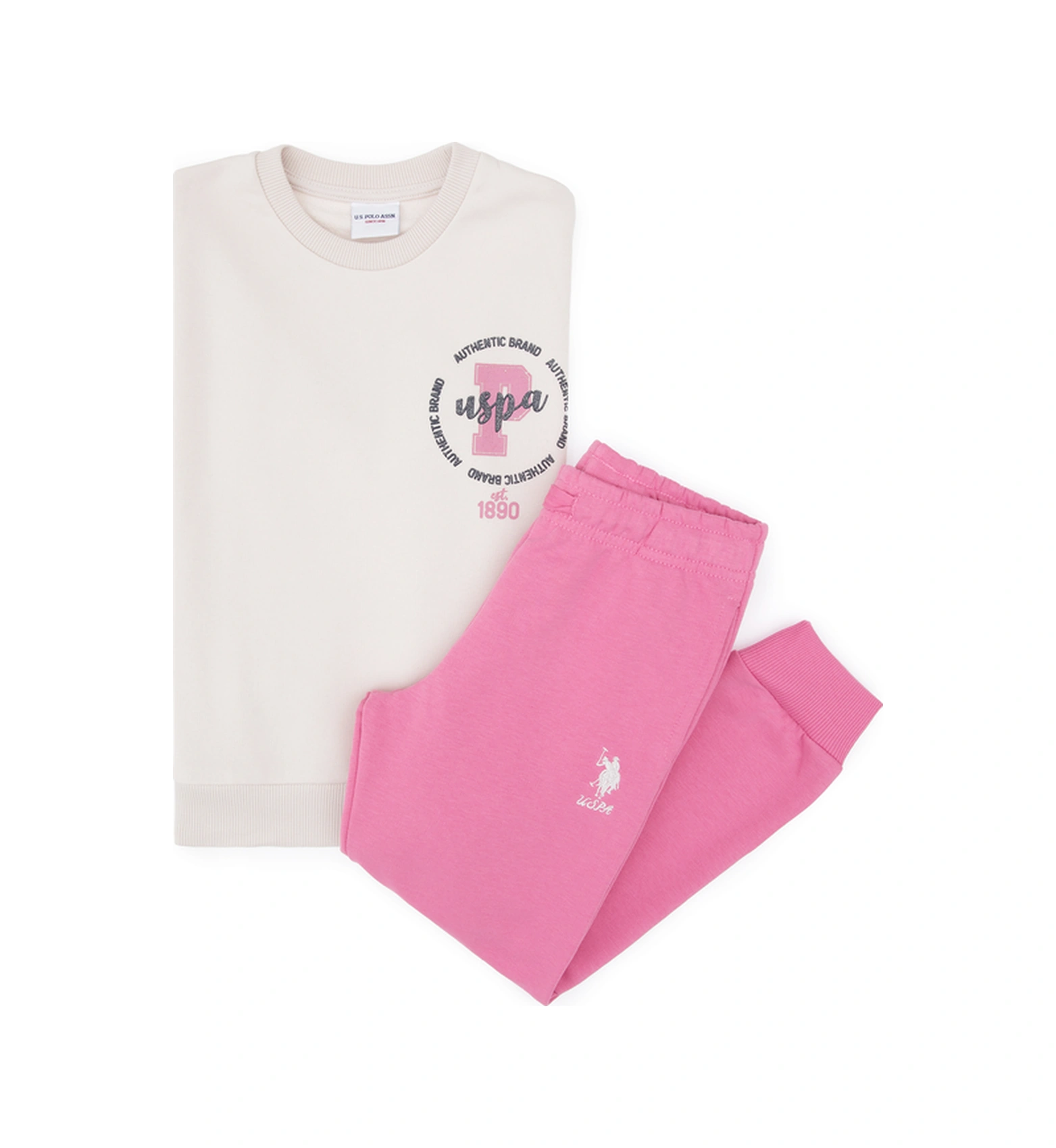 U.s. Polo Assn. Kız Çocuk Taş Pijama Takım 50318958-vr049 Tas