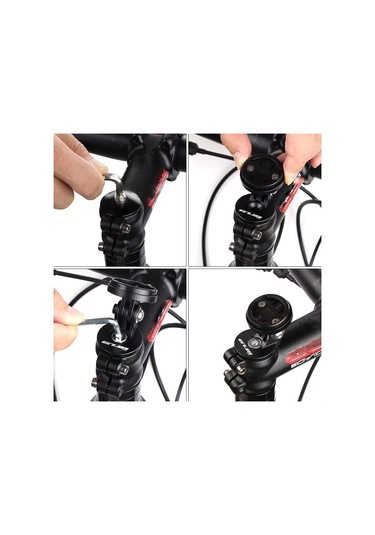 Sones Gamin / Wahoo / Barrett / Cat Eye Serisi İçin Gub 638 Kodlu Saat Uzatma Braketi Siyah