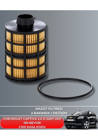 Chevrolet Captıva 2.0 D 2007-2008-2009-2010-2011 150 Beygir Mazot Yakıt Filtresi