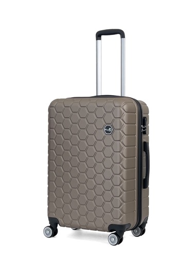 Reymond Luggage Altıgen Abs Seyahat Valizi, Orta Boy Altın