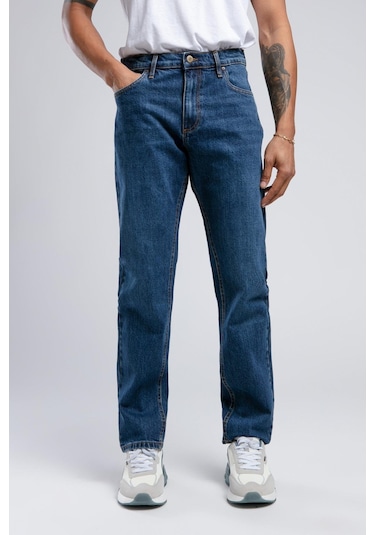 Lee Cooper Erkek Jean Pantolon-20800 Orta Mavi