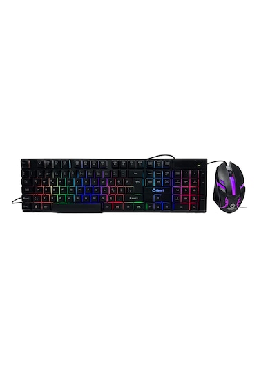 Qpart GM14 Oyuncu Klavye & Mouse Set