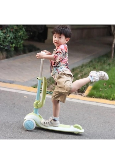 Mideer Katlanabilir Çocuk Scooter- Yeşil