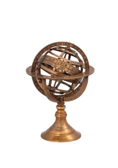 Denizcilik Grubu-marine Pirinç Aksesuar-astronomik Küre-20x13x13