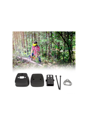 Ximistore9 Husqvarna 137/141/142/36/41 İçin Dayanıklı Metal Gövdeli Motor Susturucu - Yüksek Kaliteli Değiştirme Parçası