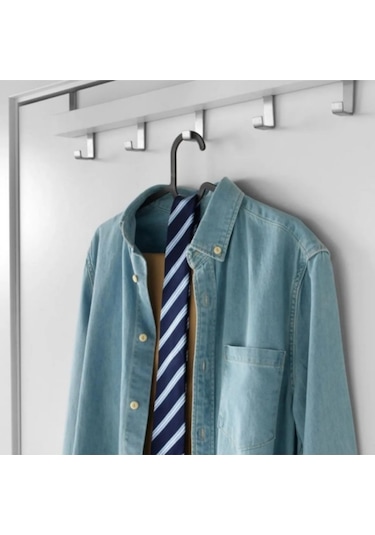 Sengenegel Spruttig Askı Siyah Esnek Plastik 10 Adet Karışık