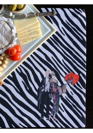 Best Couple Kumaş Amerikan Servis 4'lü Set - 35x50cm Keten Kumaş Ulusl.yıkama Ve Solmama Sertifikası Çok Renkli