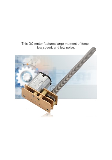 Konesam M4 55 Vida Tipi 6v 1000rpm Düşük Gürültü Metal Dişli Dc Azaltıcı Mikro Motor Yüksek Tork, Uzun Ömürlü