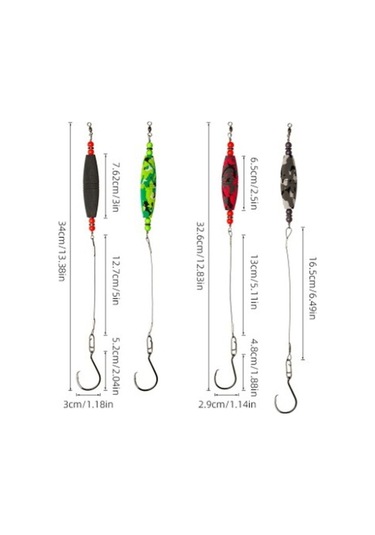 Novahub 4 Adet Kedi Balığı Floş Takımları Balıkçılık Bobinleri Popping Corks Kedi Balığı Ekipmanları Balıkçılık Ekipmanları Seti