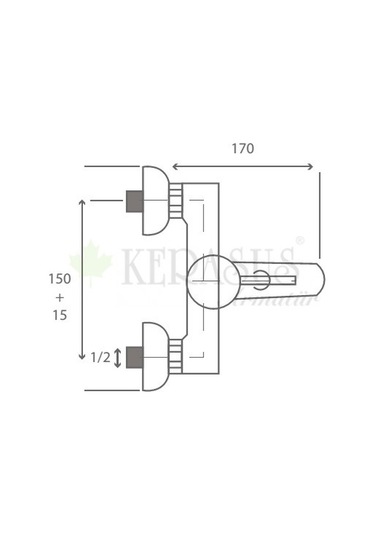 Kerasus Ruby Serisi - Mix Banyo Bataryası 35ø