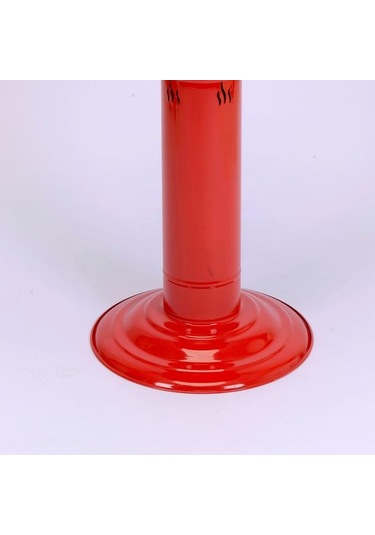 Dörtel Yuvarlak Mangal Kırmızı