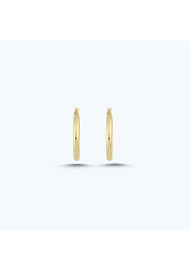 Altınbaş Altın Halka Küpe Akp0245-y-25977-20mm Çok Renkli