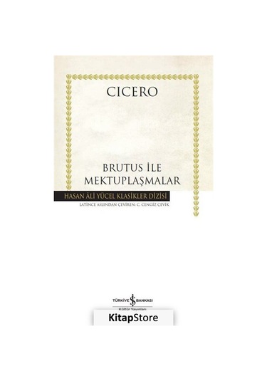 Kitapstore Brutus Ile Mektuplaşmalar (Karton Kapak) / Cicero
