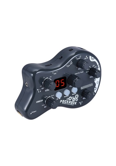 Ammoon Pockrock Portatif Gitar Çoklu Efektler İşlemci Efekt Gri