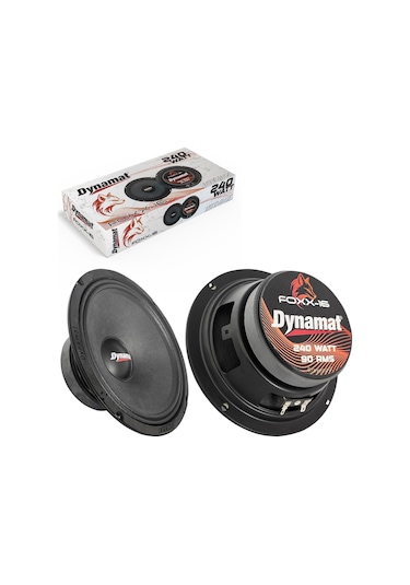 Dynamat Foxx-16 Oto Midrange 16cm 240 Watt Maksimum 90w Rms 2 Adet
