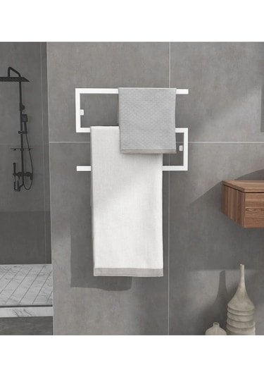 Sakura Mni S Dekoratif Havlu Askısı Beyaz