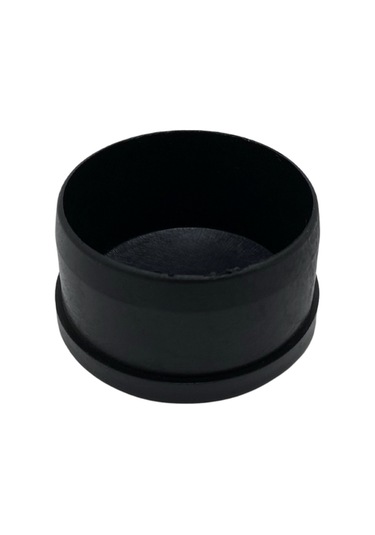 Yuvarlak Demir Profil İç Tapa Geçme Plastik Ayak Geçme Koruma Plastiği 50mm 4 Adet Siyah Siyah