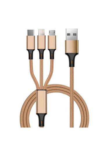 Usb Kablosu İphone Uyumlu 12 11 Xs X 8 7 6 Şarj Şarj Cihazı 3 İn 1 Mikro Usb Kablosu Usb Tip C Cep Telefonu Kabloları Samsung Uyumlu S9