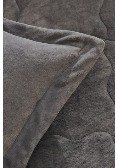 Karaca Home Flufy Tek Kişilik Soft Dream Comfort Set/uyku Seti Antrasit Antrasit