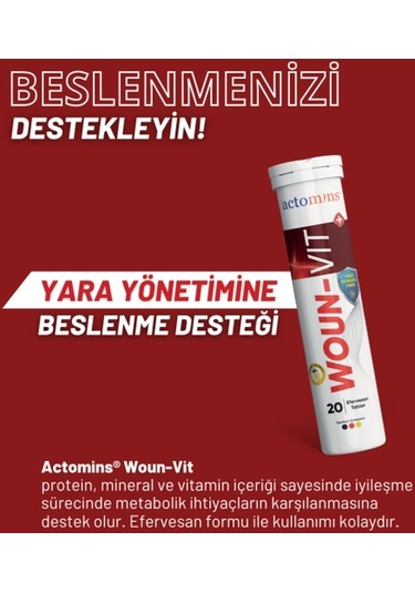 Acto Actolind Yara Jeli 30 ML + Yara Solüsyonu 500 ML + Woun-Vit 20 Efervesan Tablet