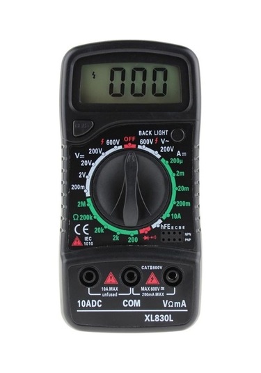 Agoodshop Dt830b Yüksek Emniyet Ac / Dc Multimetre Lcd Dijital Volt Ohm Tester Metre Voltmetre Ermetre